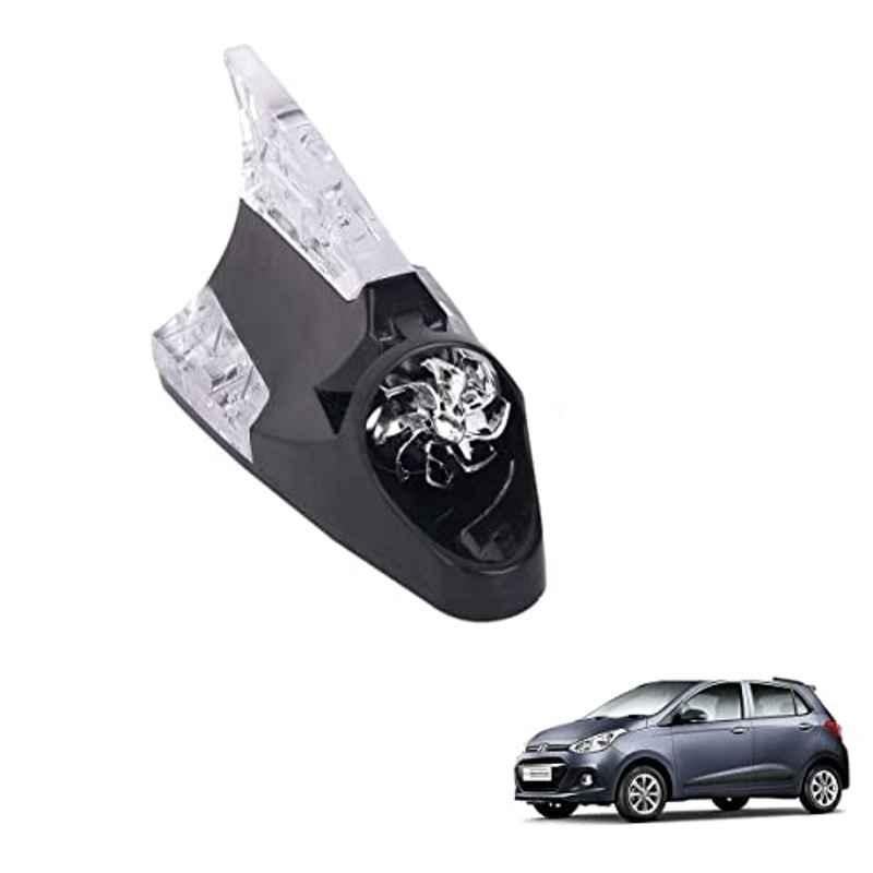 Kozdiko Black Auto Wind Power LED Light Shark Fin Car Antenna for Hyundai Grand i10