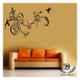 Kayra Decor 16x24 inch PVC Swirl Floral Design Wall Design Stencil, KHSNT138