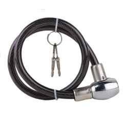 AOW Cable Lock for Bike, Helmet, Cycle & Luggage (Multipurpose Uses) Colour-Black.
