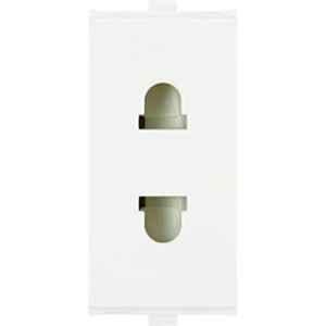 Anchor Penta Uro 6A 2 Pin 1 Module White Socket, 65201 (Pack of 10)