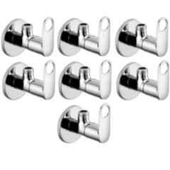 Senkiddpro Prime Stainless Steel Chrome Finish Wall Mounted Angle Cock (Pack of 7)