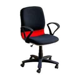 Arko Black & Orange Medium Back Adjustable Push Back Ergonomic Chair, 339