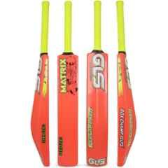GLS Matrix 800-850g PVC Full Size Red & Yellow Full Size Cricket Bat for Age 15+ Years