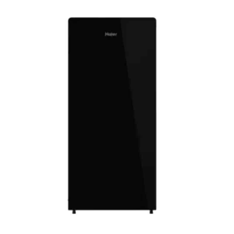 Haier 192L 2 Star Black Direct Cool Single Door Refrigerator, HRD-1922PBG-E