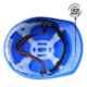 Allen Cooper Blue Polymer Nape Type Safety Helmet with Chin Strap, SH-701-B (Pack of 10)