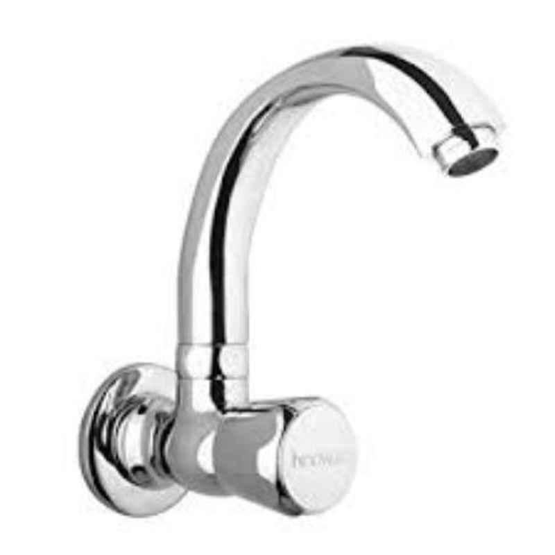 Hindware Contessa Plus Chrome Brass Kitchen Sink Cock with Swivel Casted Spout, F330024SCP