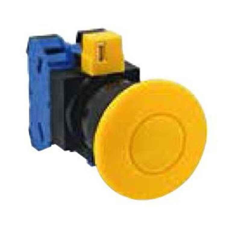 Idec 40mm 1NC Maintained Mushroom White Pushbutton, HW1B-A401W