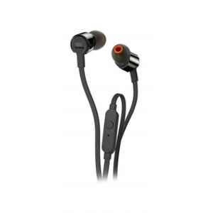 JBL Pure Bass Black in Ear Headphone with Mic, T210BLK