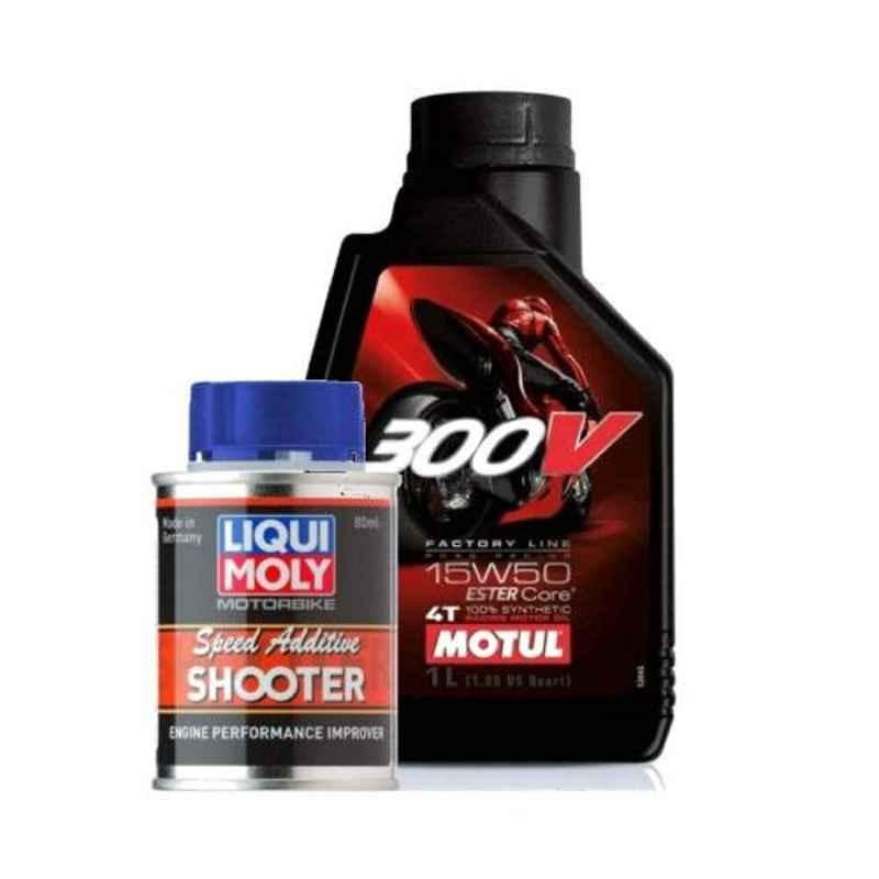 Liqui Moly Motorbike 4T additive Shooter Synthetic Blend Engine