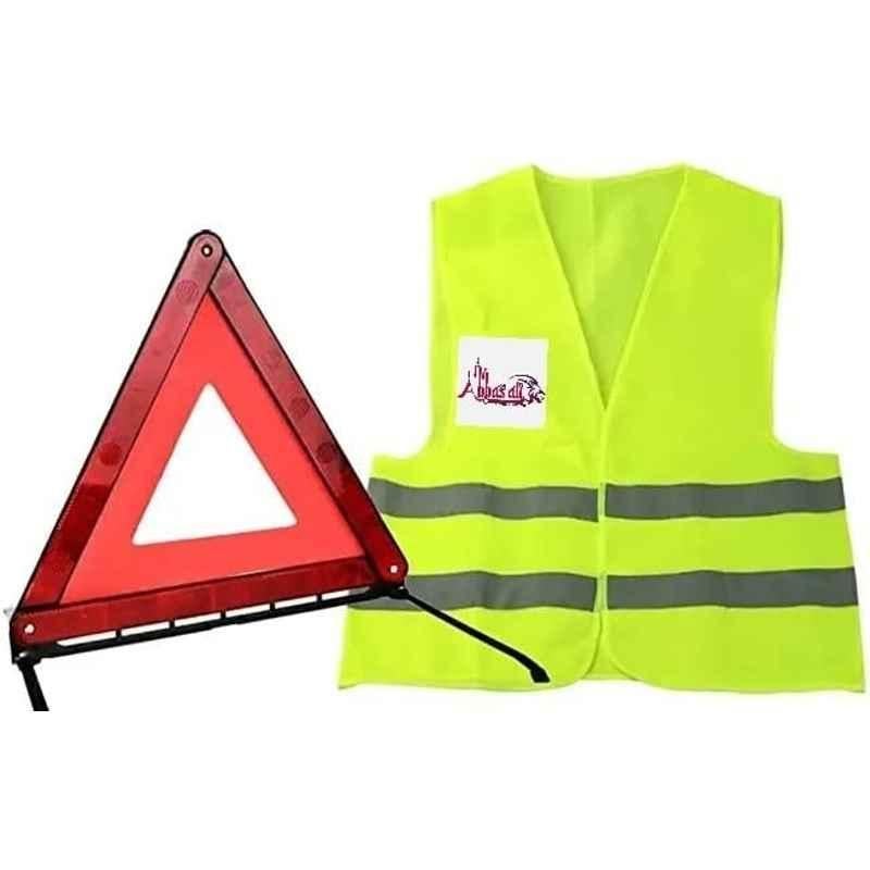 Abbasali Safety Jacket & Safety Traingle for Cars & SUV's