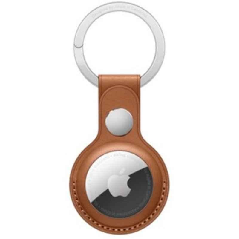 Apple MX4M2ZE/A AirTag Leather Brown Key Ring Saddle