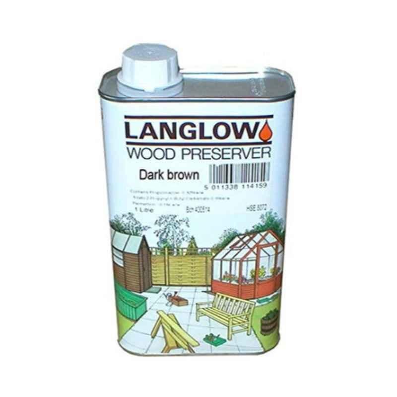 Langlow Dark Brown Wood Preserver, 81787
