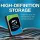 Seagate Skyhawk 1TB Surveillance SATA Internal Hard Disk Drive, ST1000VX005