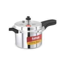 Rallison Deluxe 5.5 Litre Aluminium Outer Lid Pressure Cooker, RS 045 (Pack of 5)