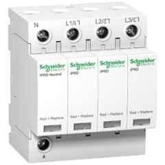 Schneider Electric Acti9 iPRD20 20kA 350V Three Pole+N White Modular Surge Arrester, A9L20600