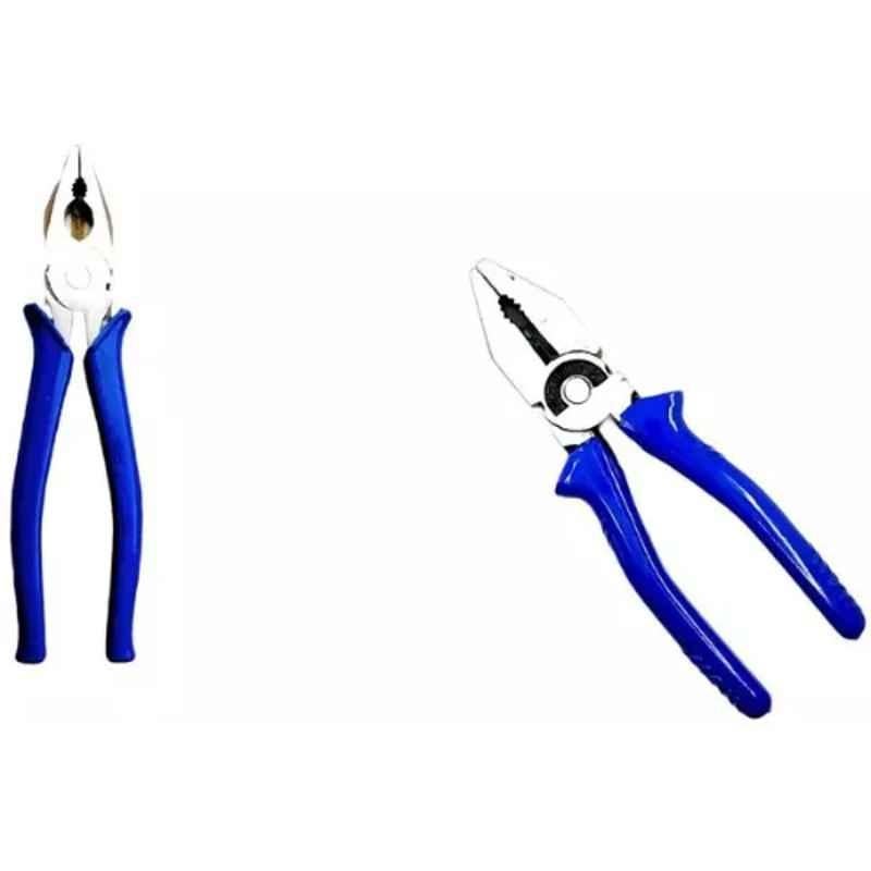 Sky Blue 2 Pcs 7.8 inch Lineman Plier Combo, SBE_PLIER_COMBO_MOD_00208