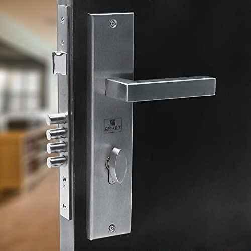 thumbnail image 2 of 2-Pack Hidden Tubewell Mortise Locks - Stainless Steel Key Lock For Fire Doors, Office & Home 2 of 14