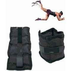 Matrica 2kg Black Durable Adjustable Strap Ankle Weight & 2kg Wrist Weight