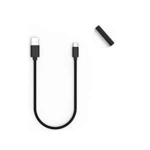 Twance 0.25m 3.1A 480Mbps Braided Black Type C to USB Fast Charging & Data Transfer Cable with 6 Months Warranty