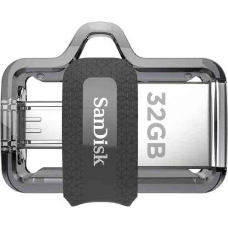 SanDisk Ultra Dual 32GB Black USB 3.0 OTG Pendrive, SDDD3-032G-I35