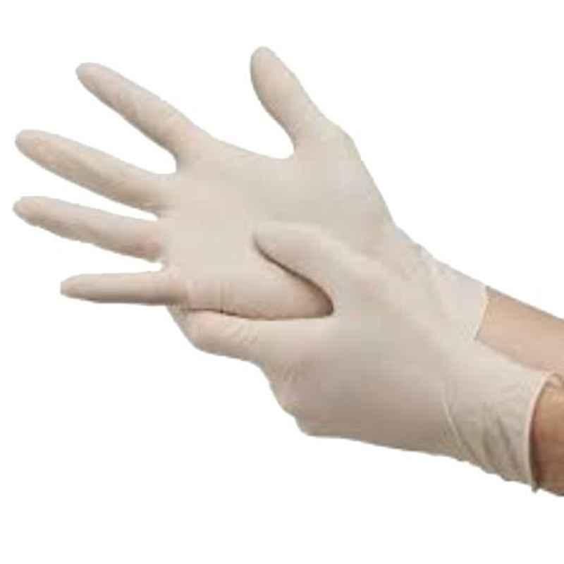 Latex Free Size White Safety Gloves (Pack of 100)
