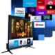 Akai 32 inch Black HD Ready Smart LED TV with Frameless Design, AKLT32S-FL1Y9M