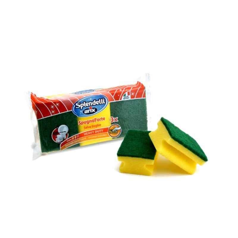 Arix 3 Pcs Easy Grip Cleaning Sponge, 124(ARX-0023)