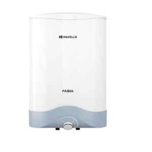 Havells Fabia 10 Litre 2000W White & Blue Storage Water Heater, GHWAFATWB010