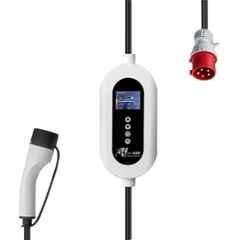 Volt-Amp 22kW 8-32A White & Black Portable Fast EV Charger for Electric Car, EV-22KW