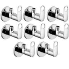Senkiddpro Prime Stainless Steel Chrome Finish Wall Mounted Angle Cock (Pack of 8)