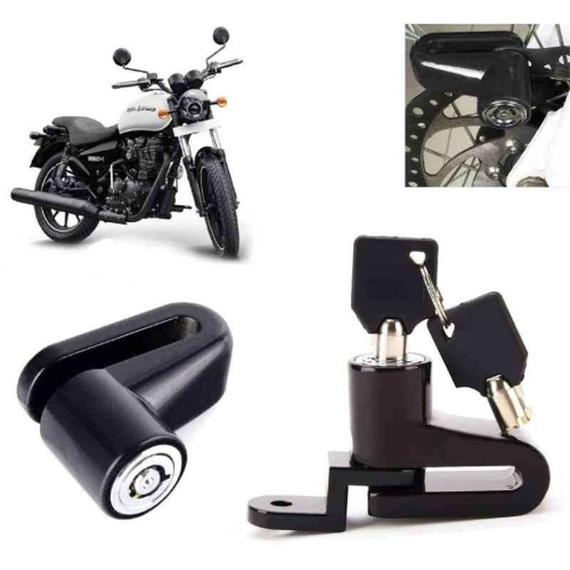 Auto Pearl Steel Black Disc Brake Lock, Lock_532