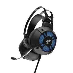 Redgear Cosmo 7.1 Black Over Ear USB Wired Gaming Headphones with RGB LED Effect & Mic