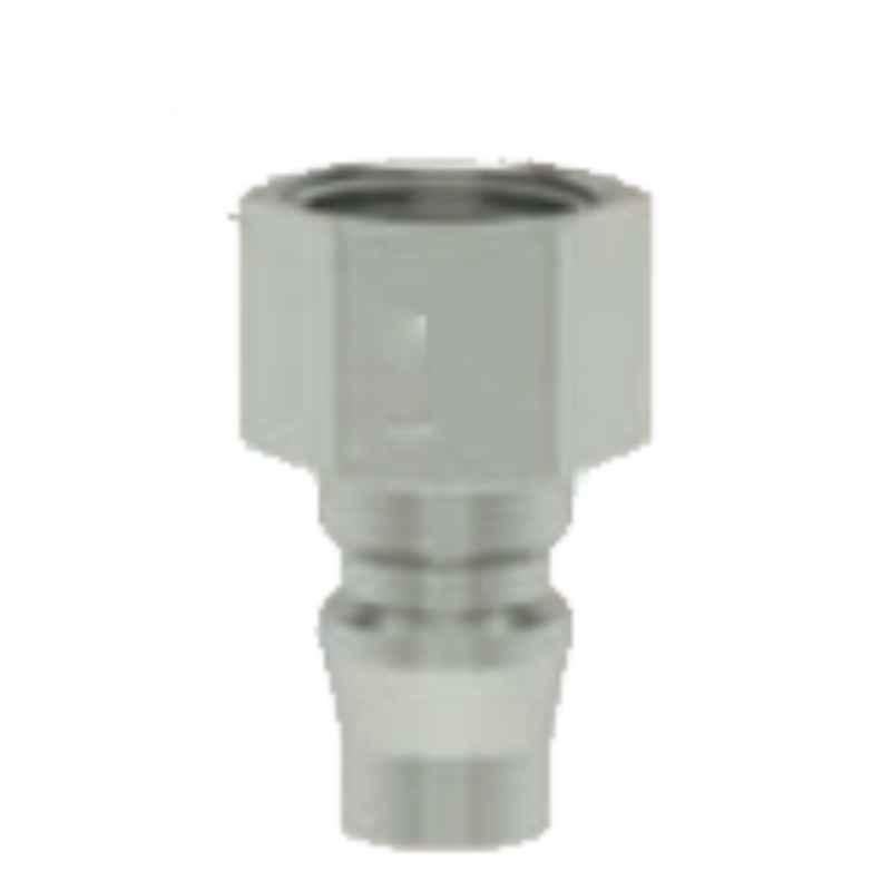 Ludecke ESK38NIS G 3/8 Single Shut-off Female Thread Quick Connect Coupling with Plug