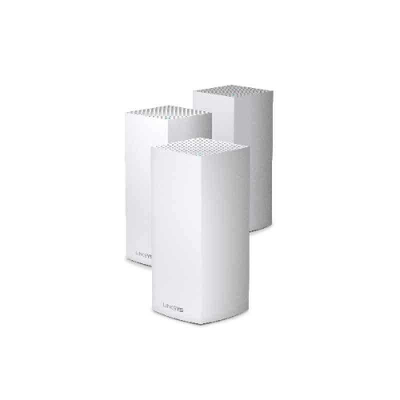 Linksys Velop 600+1200+2400Mbps Wi-Fi6 Tri-band Whole Home Mesh Router, MX12600-ME (Pack of 3)
