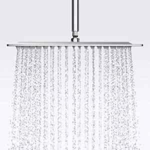 ZAP 12 inch Stainless Steel 304 Curve Overhead Shower with 15 inch Arm