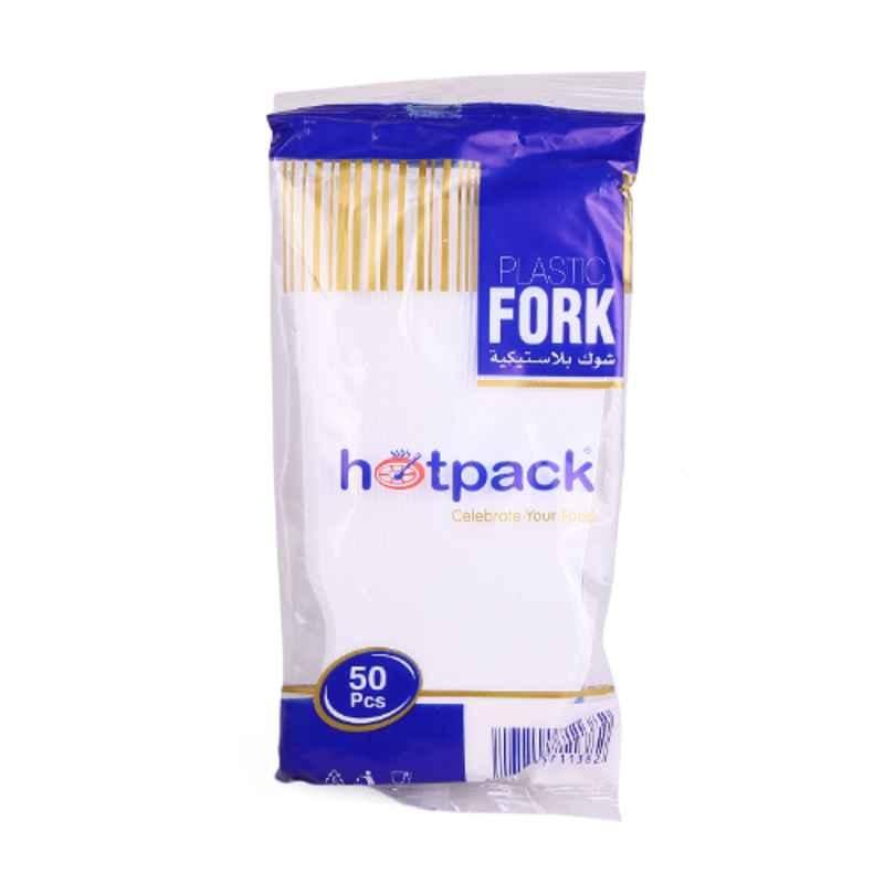 Hotpack 50Pcs Plastic Fork Set, PFS