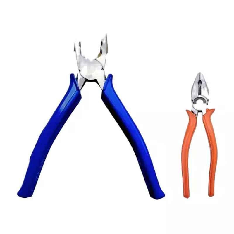 Sky Blue 2 Pcs 7.8 inch Lineman Plier Combo, SBE_PLIER_COMBOS_COMBO_094