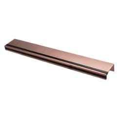 RAB 288mm Aluminum Rose Gold & Black Wardrobe Pull Handle, P02 (Pack of 3)