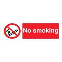SUNSIGNS 150x200mm Vinyl & ACP Sheet No Smoking Signage, SS0215VNLM3HPIFAE