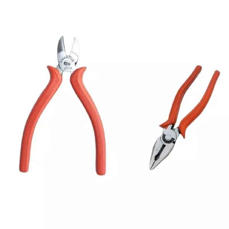 Sky Blue 2 Pcs 7.8 inch Lineman Plier Combo, SBE_PLIER_0316