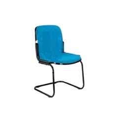 Paradise 21x20x20inch Mild Steel Blue Visitor Chair with Low Back, PVS-4031