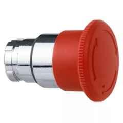 Schneider Electric ZB2BS54C Chromium plated metal Red Emergency stop push-button