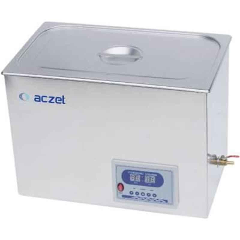 Aczet CUB 10 White Stainless Steel Ultrasonic Cleaner, Capacity: 10 L