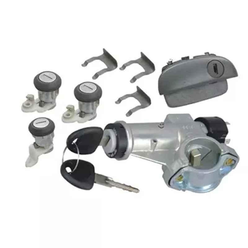 Car International 5 in 1 Family Lock Kit in Multicolour Plastic & Metal for Tata Indica, CI-5119