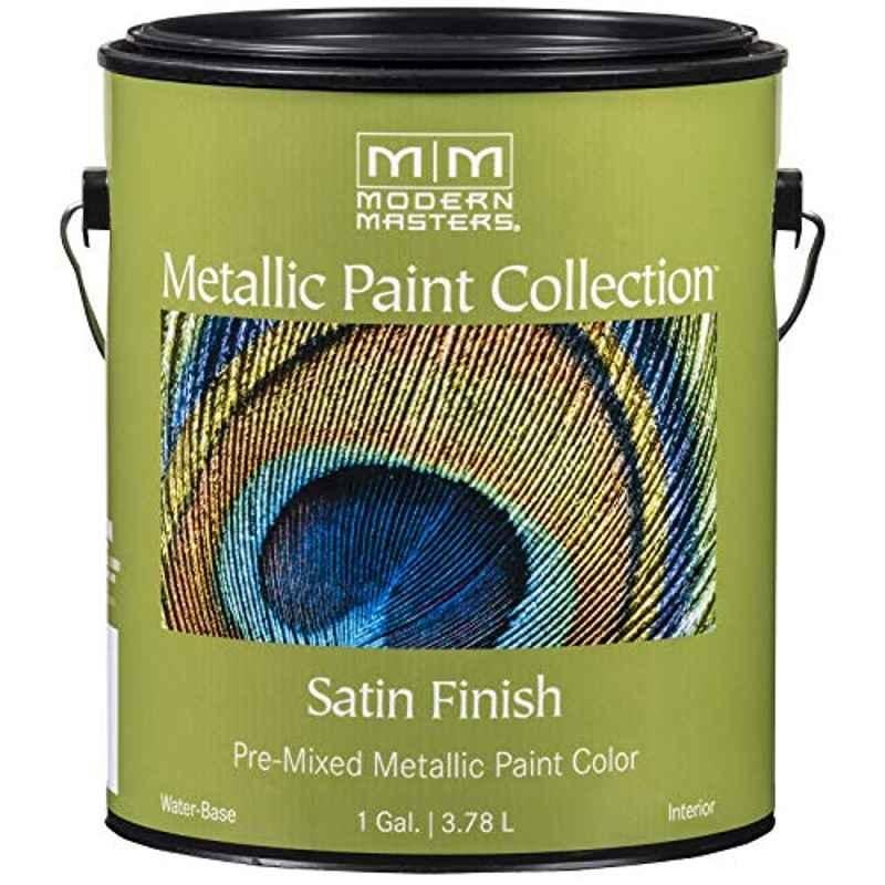 Modern Masters 3.75L Olympic Gold Satin Finish Metallic Paint, ME659GAL