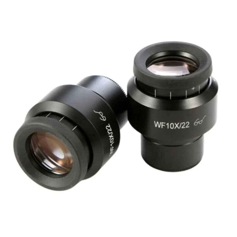 Optike 2 Pcs 10X 22mm Microscope Eyepiece Set, KMASZ-10