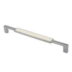 RAB 224mm Zinc White Chrome Finish Drawer Pull Handle, 301 (Pack of 4)