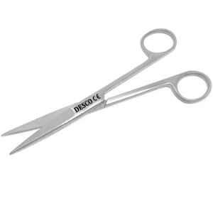 Desco 5 inch Stainless Steel Straight Sharp Dressing Scissor, SISS 327