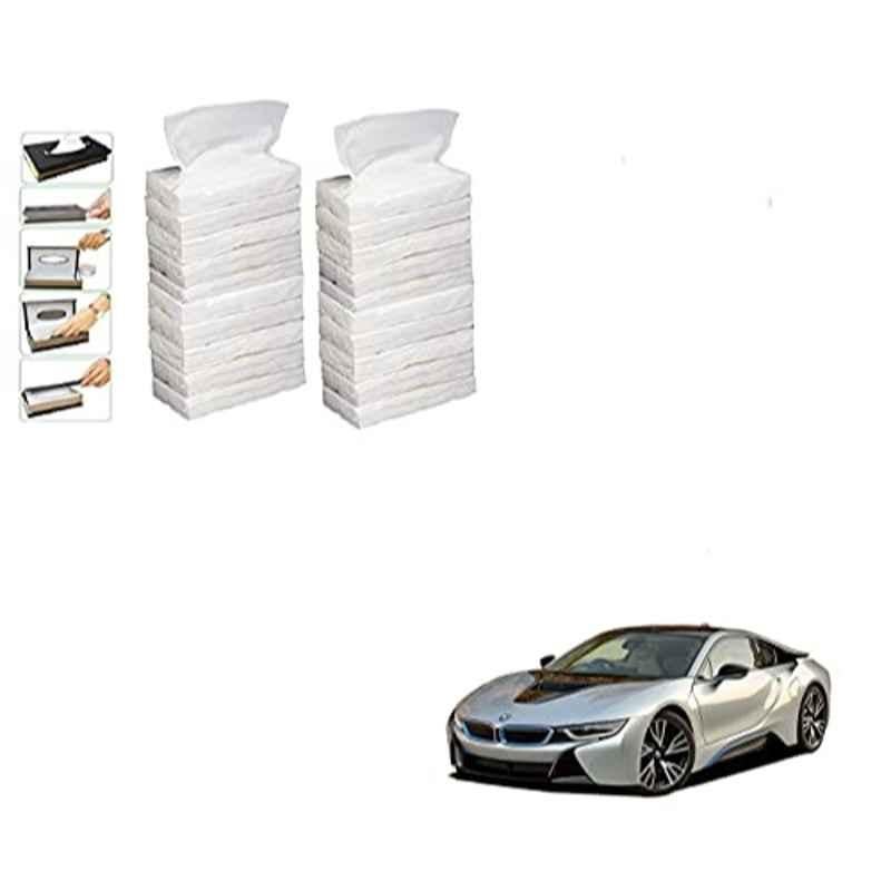 Kozdiko 100 Pulls Dispenser Box Refiller Tissue Paper with 200 Sheets for BMW I8 (Pack of 20)
