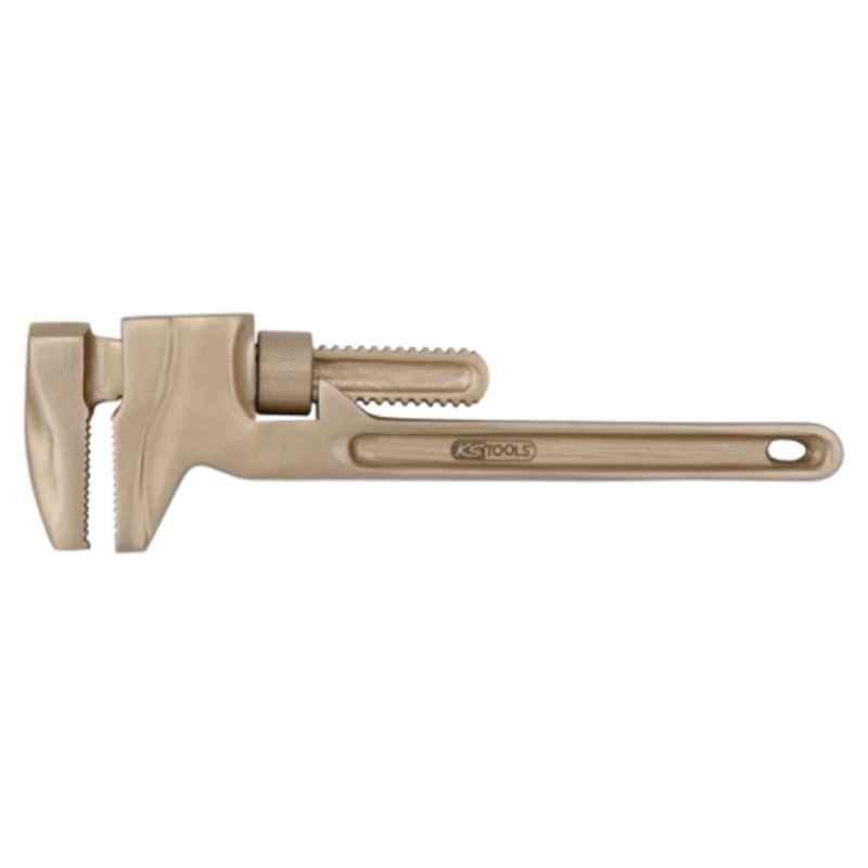 KS Tools Bronze Plus 65x350mm Aluminium One Handed Pipe Wrench, 963.1709